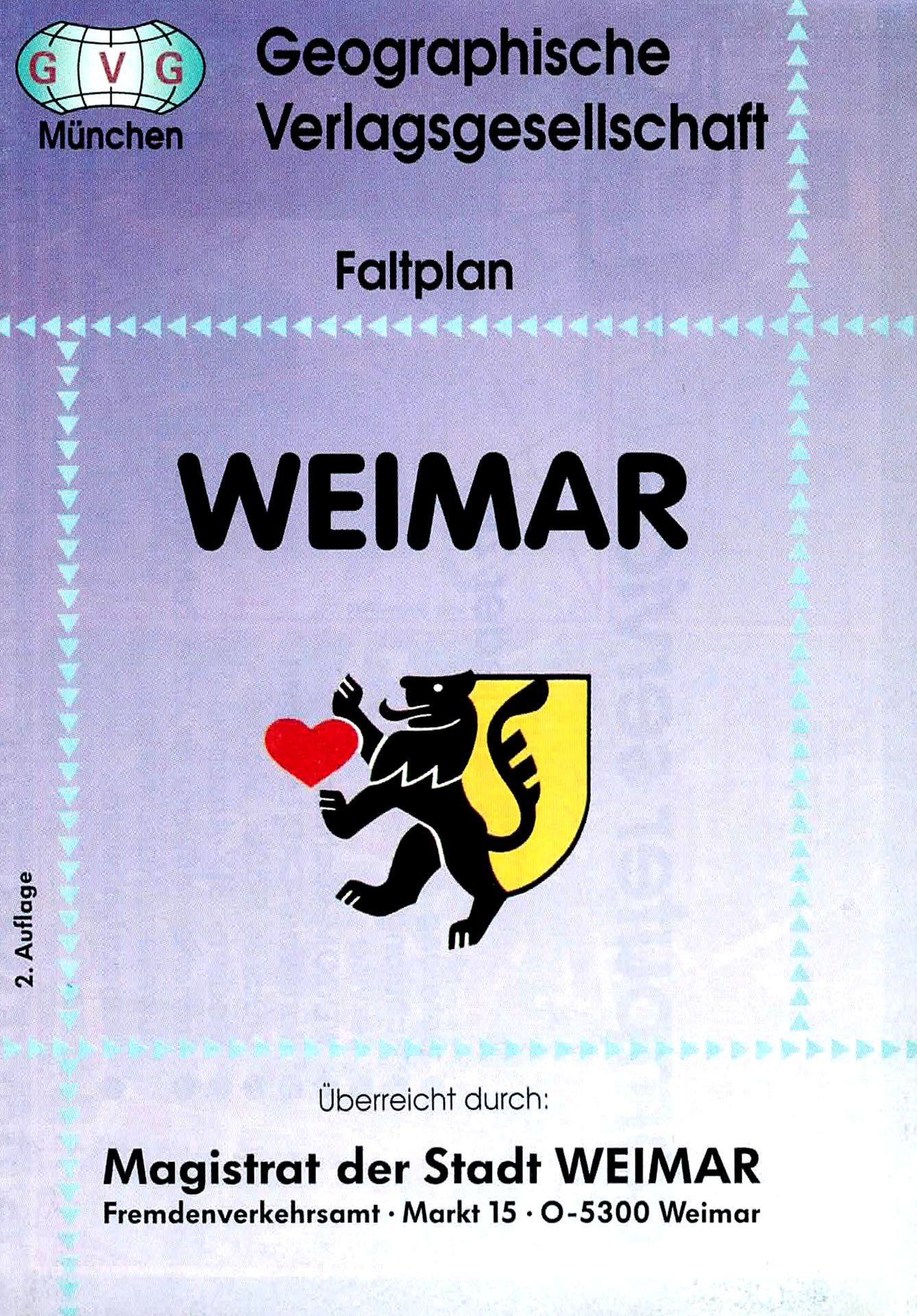 Faltplan Weimar